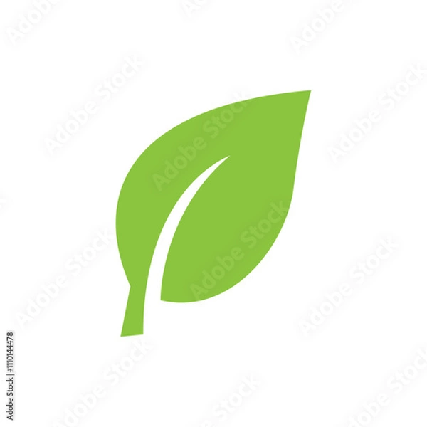 Obraz green leaf icon 