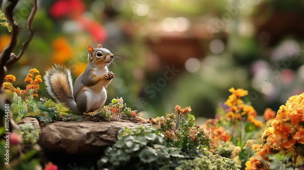 Obraz squirrel in the forest