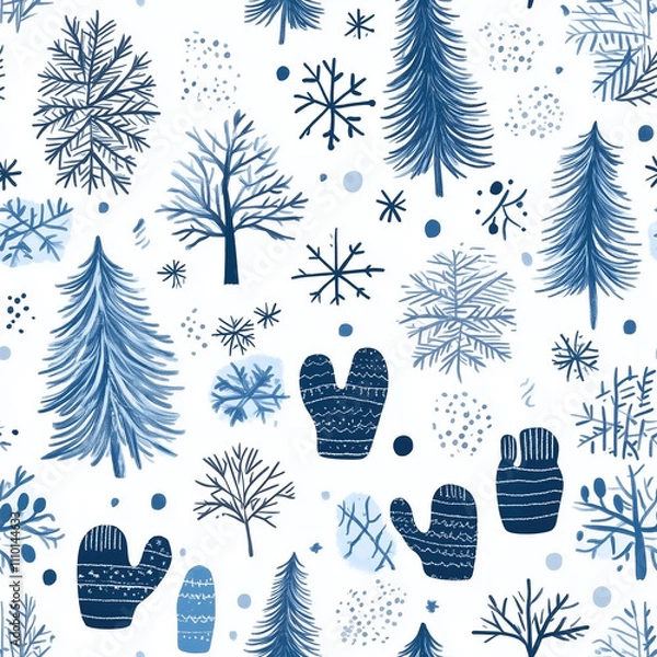 Obraz christmas pattern