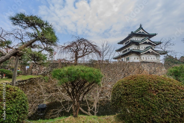 Obraz 弘前城の風景