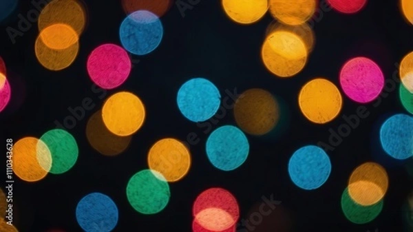 Fototapeta light, christmas, lights, blur, bokeh, bright, holiday, color, decoration, defocused, night, xmas, pattern, colorful, glowing, celebration, glow, blurred, party, glitter, illuminated, shiny, texture, 