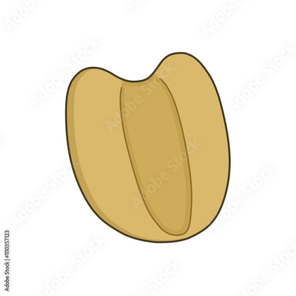 Fototapeta 茶色のハトムギの種子