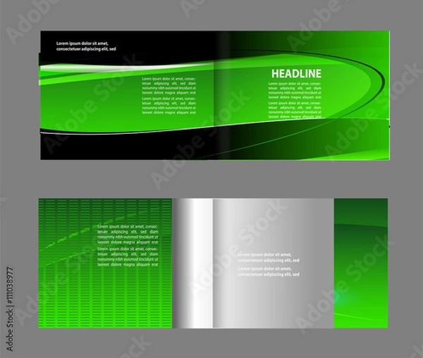 Fototapeta brochure template
