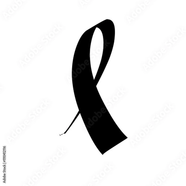 Obraz black and white thread