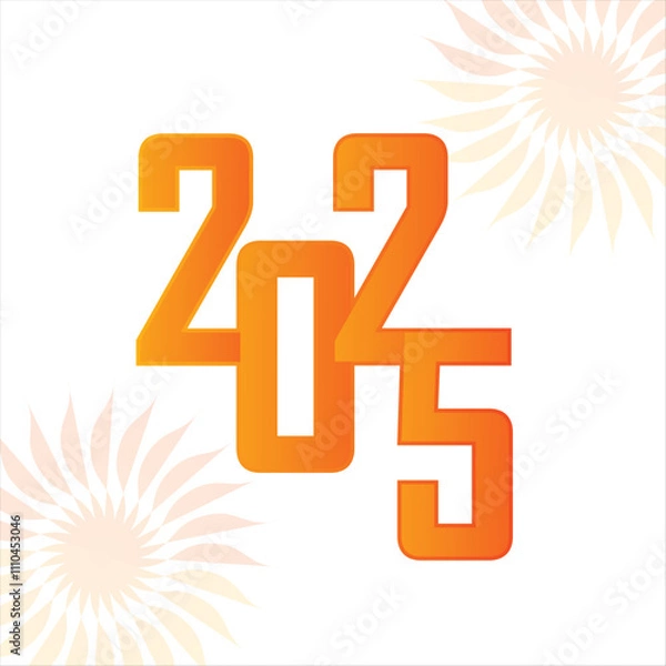 Obraz Happy new year design template