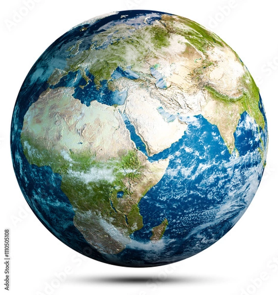 Obraz World globe planet Earth map sphere