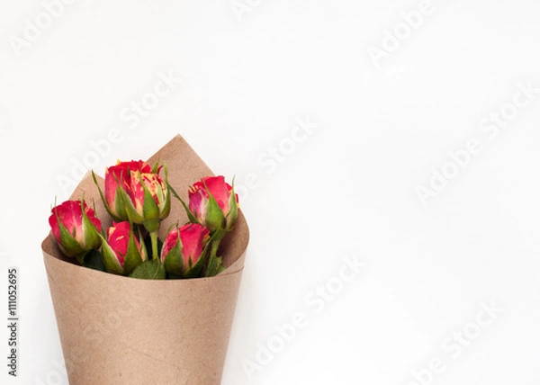 Fototapeta Roses mockup for presentations