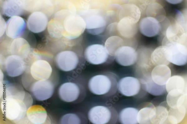 Obraz bokeh black and white