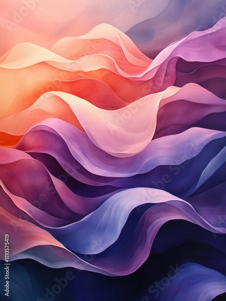 Fototapeta Tekstura fala, trendy 2025, abstrakcyjny wzór fali, tło dla projektu, generative ai	