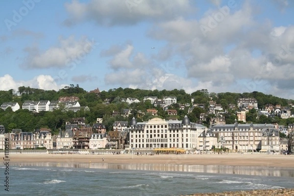 Obraz trouville beach - plage de trouville