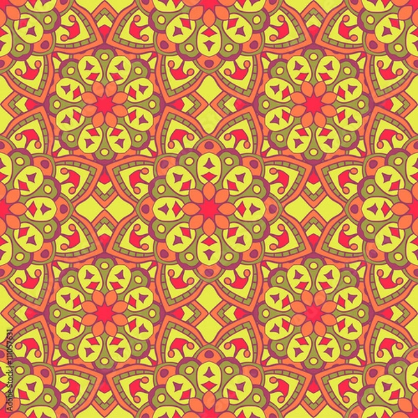 Obraz Seamless pattern. Decorative pattern in beautiful colors. Vector illustration