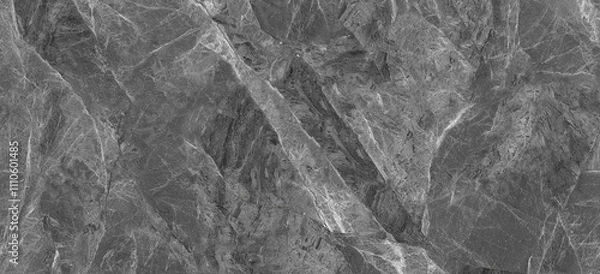 Fototapeta Grey marble texture shot through with subtle white veining