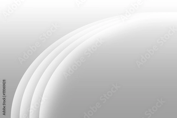 Obraz abstract gradient gray background with gradient white curve