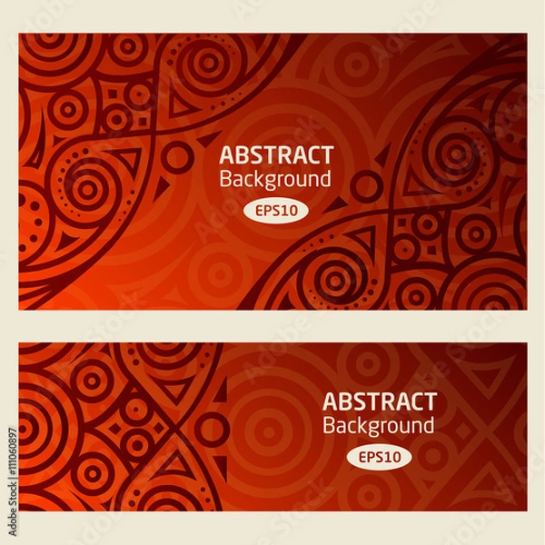 Fototapeta Abstract vector background african pattern