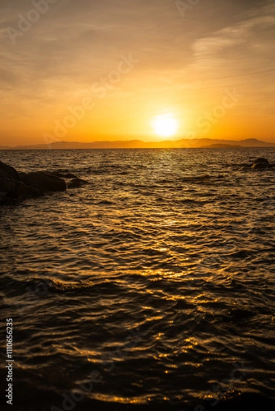 Obraz tramonto sul mare