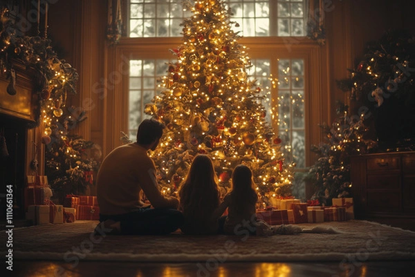 Fototapeta L'amour de noël