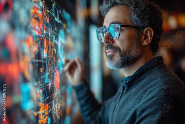 Fototapeta Les nouvelles technologies informatiques	