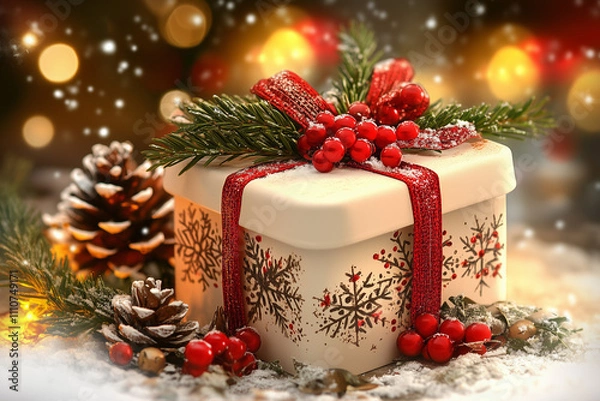 Obraz christmas tree decorations