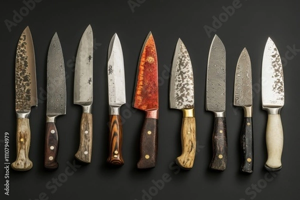 Obraz set of kitchen knives