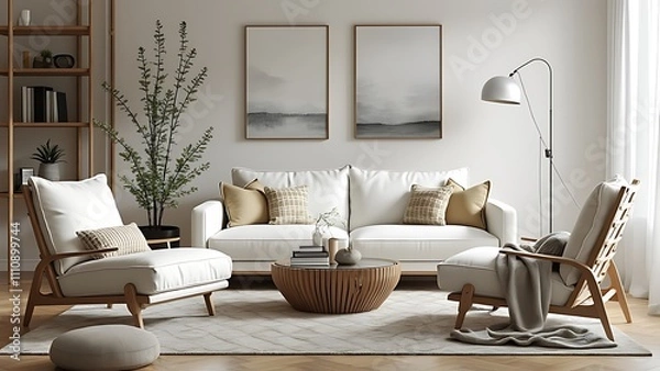 Fototapeta Stylish Sofa Photography: Capturing Comfort and Elegance in Every Frame