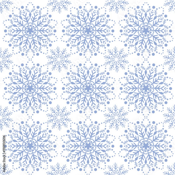 Obraz pattern snowflake 1