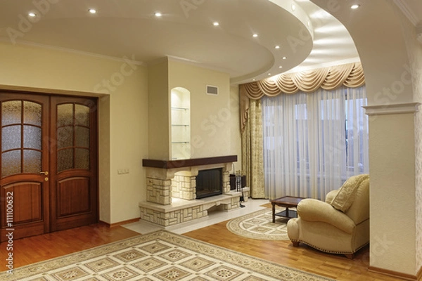 Obraz interior living room