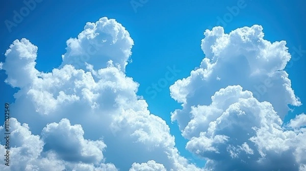 Fototapeta Clear Blue Sky Rich blue sky perfect for use as a background in advertising, web design, or other graphic applications.