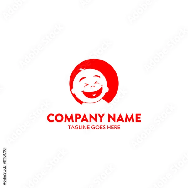 Obraz Children Logo Template