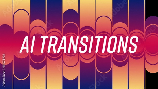 Fototapeta Artificial Intelligence Transitions
