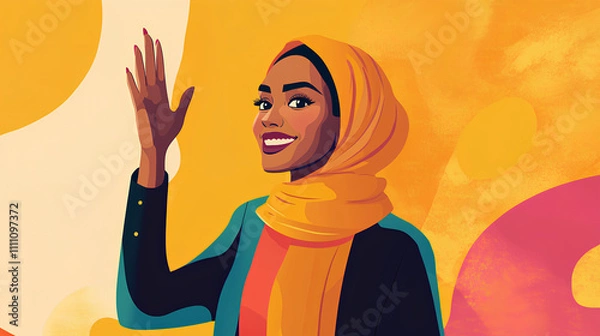 Obraz girl in a dress