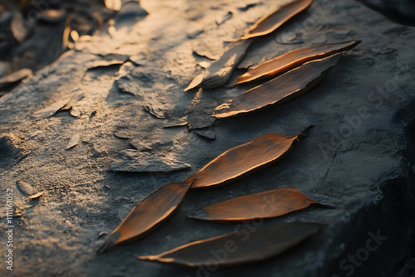 Obraz leaves on the ground