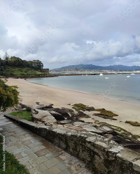 Obraz view of the galician bay 
