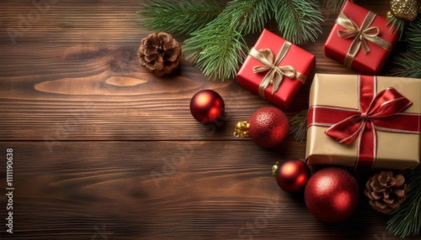 Obraz decorazioni natale sfondo 