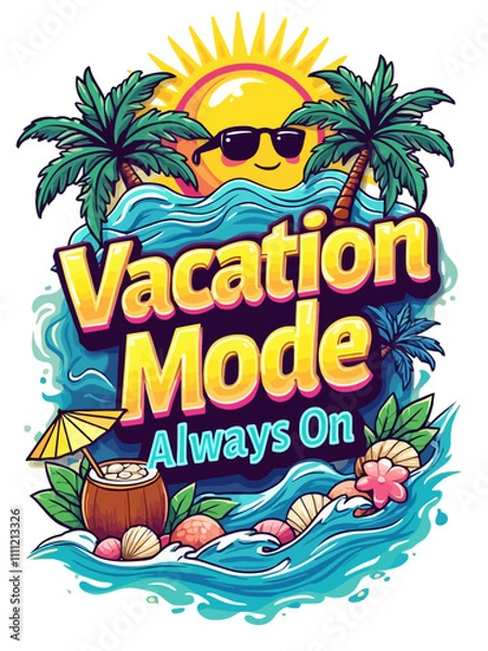 Obraz Permanent Vacation Vibes
