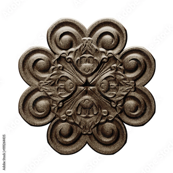 Obraz Luxury Rococo Scroll – Highly Detailed Decorative Frame