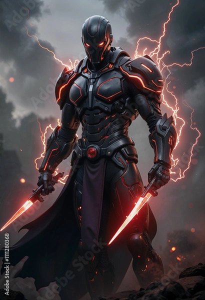 Obraz fantasy warrior with sword