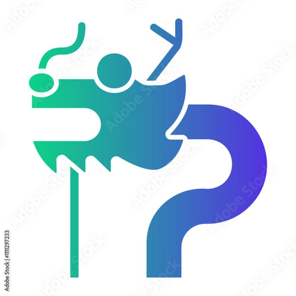 Obraz dragon Gradient icon