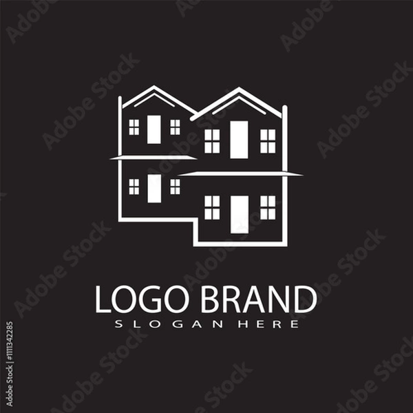 Obraz home logo template that is unique and simple