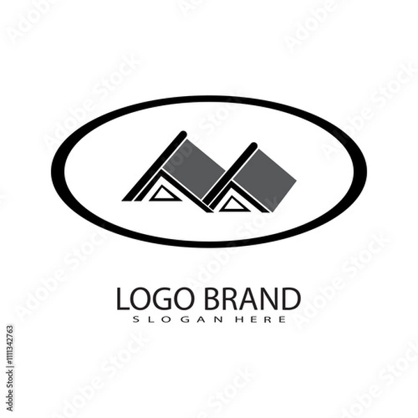 Obraz home logo template that is unique and simple
