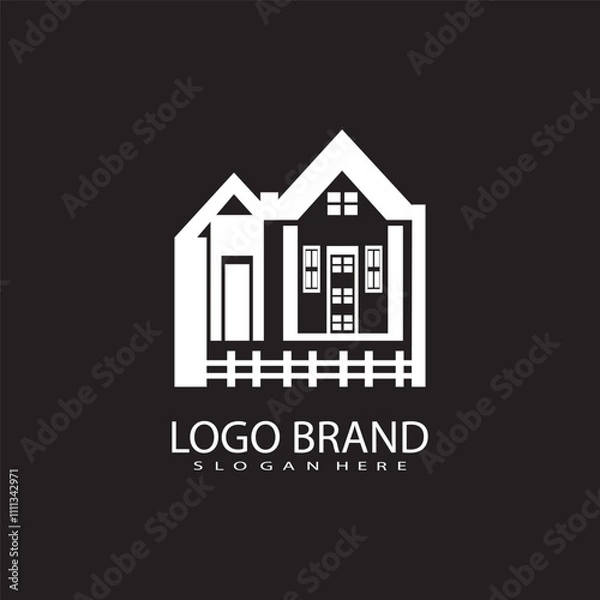 Obraz home logo template that is unique and simple