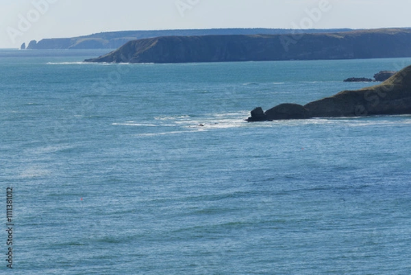 Fototapeta 北海道　秋の霧多布岬の風景