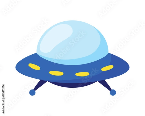 Obraz space ufo cartoon