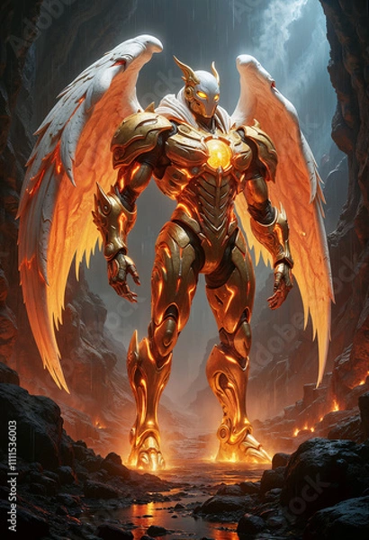 Obraz dragon on the rock