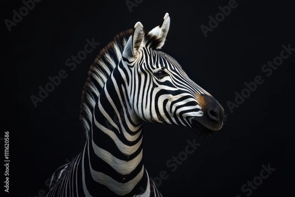 Obraz zebra close up