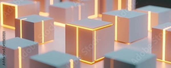 Fototapeta Advanced energy systems balancing peak supply with sustainability featuring glowing renewable sources and high-tech infrastructure landscapes