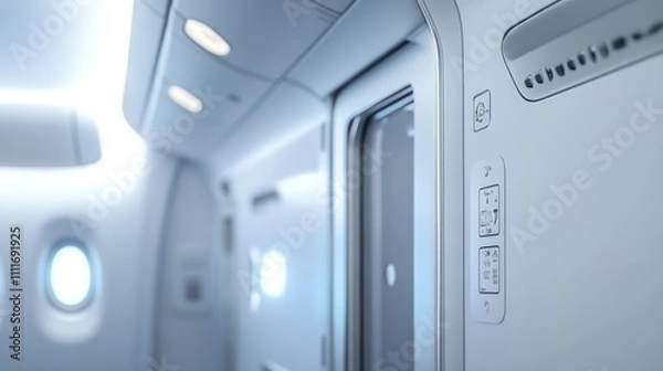 Obraz Airplane Interior Close-Up