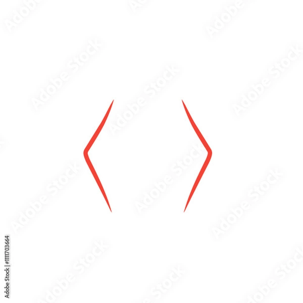 Fototapeta hand drawn brackets