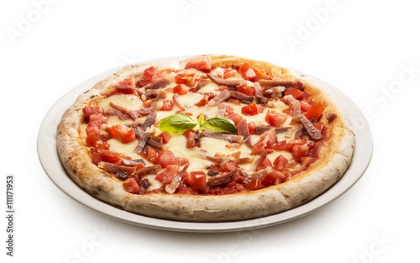 Obraz Pizza with bacon