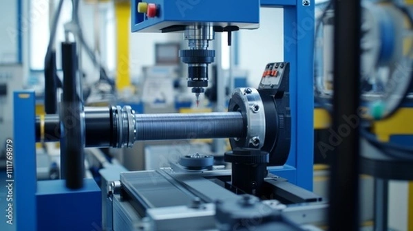 Obraz Sophisticated Machinery in Modern Manufacturing Facility Environment