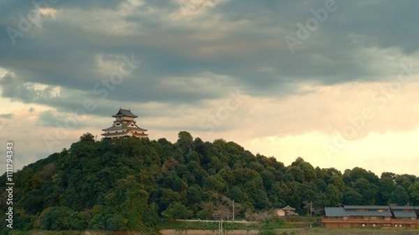 Obraz Inuyama Castle and Castle Town,